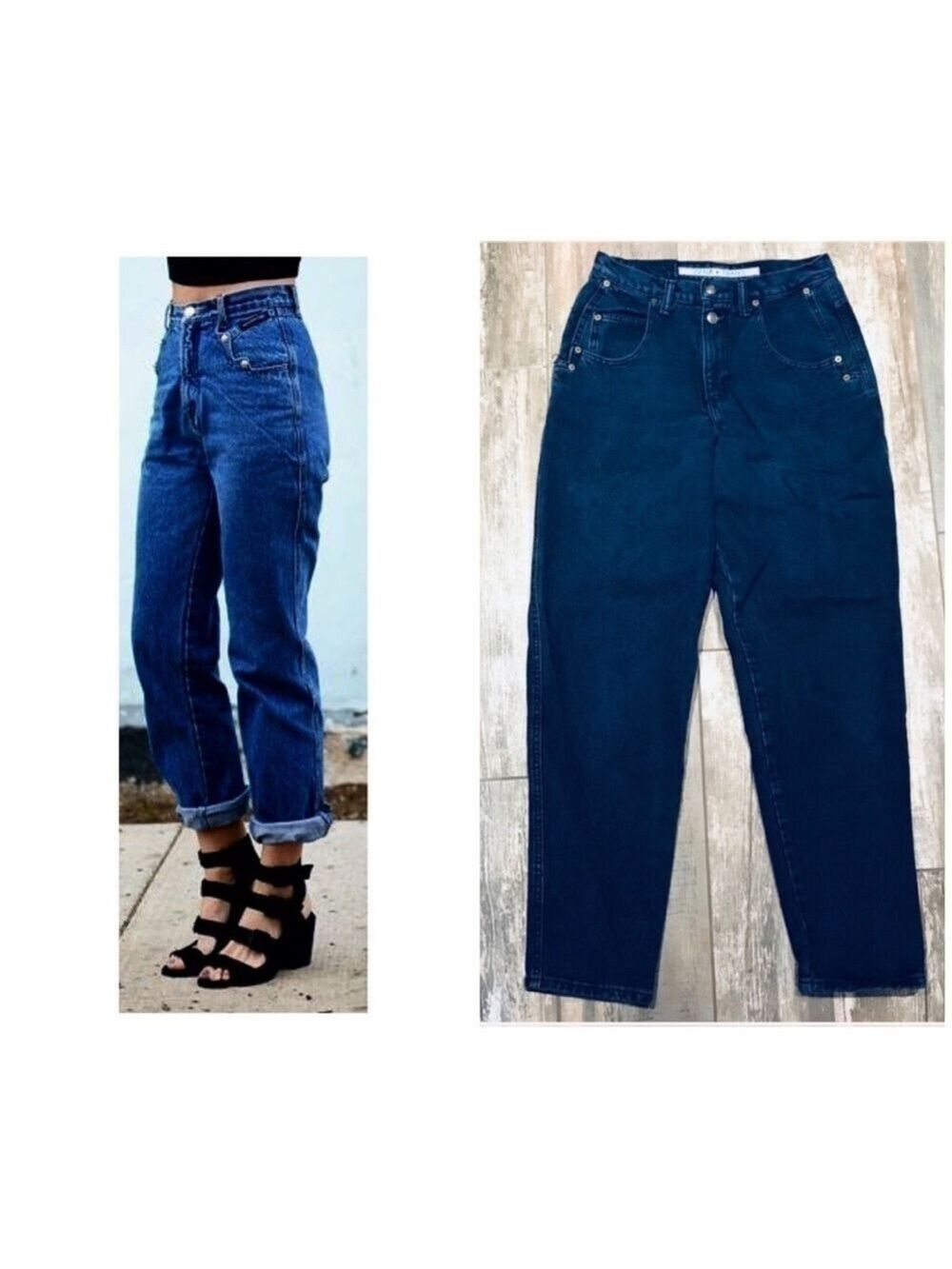 VINTAGE Zena high waist tapered mom jeans size 11